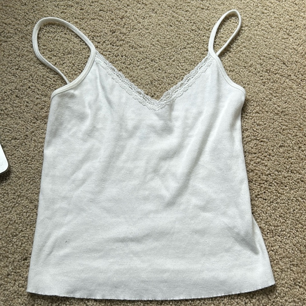 Brandy Melville white tank top